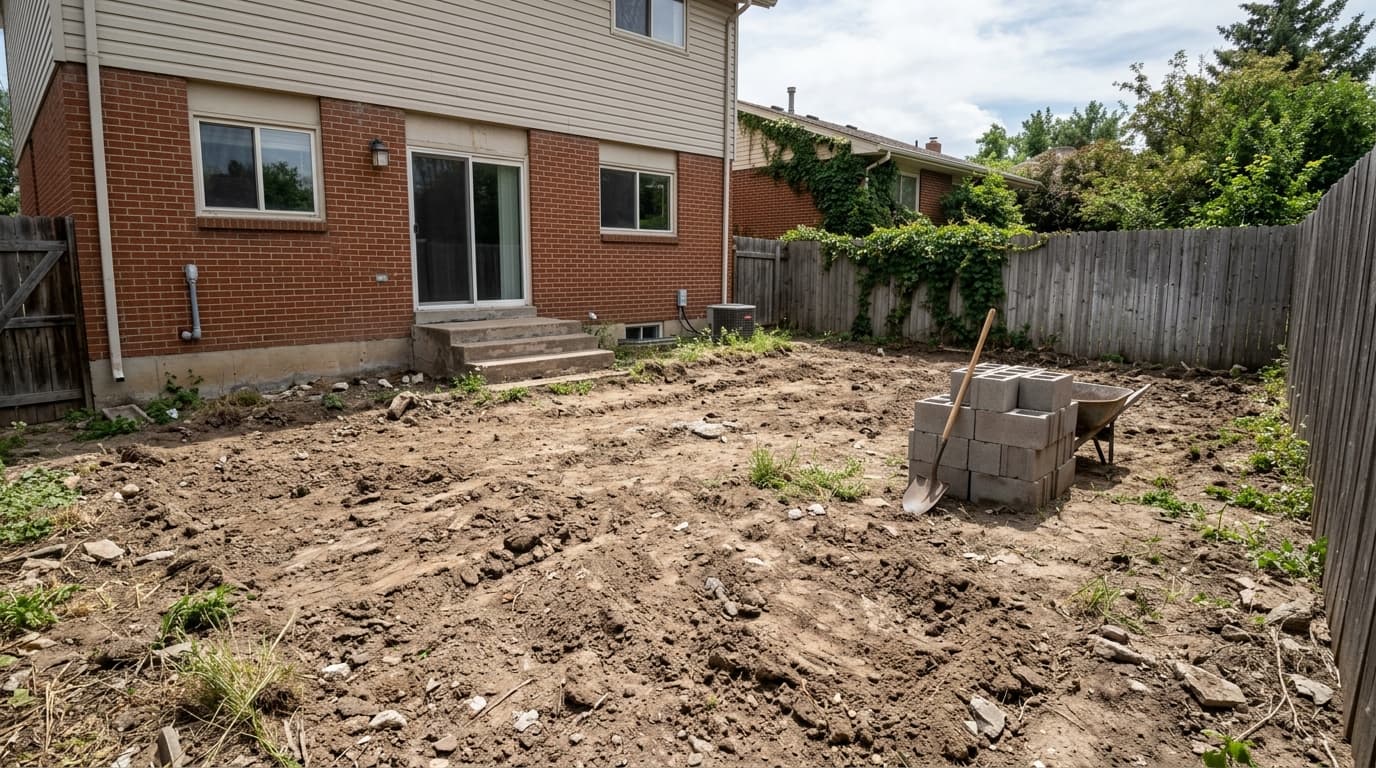 Patios — Before